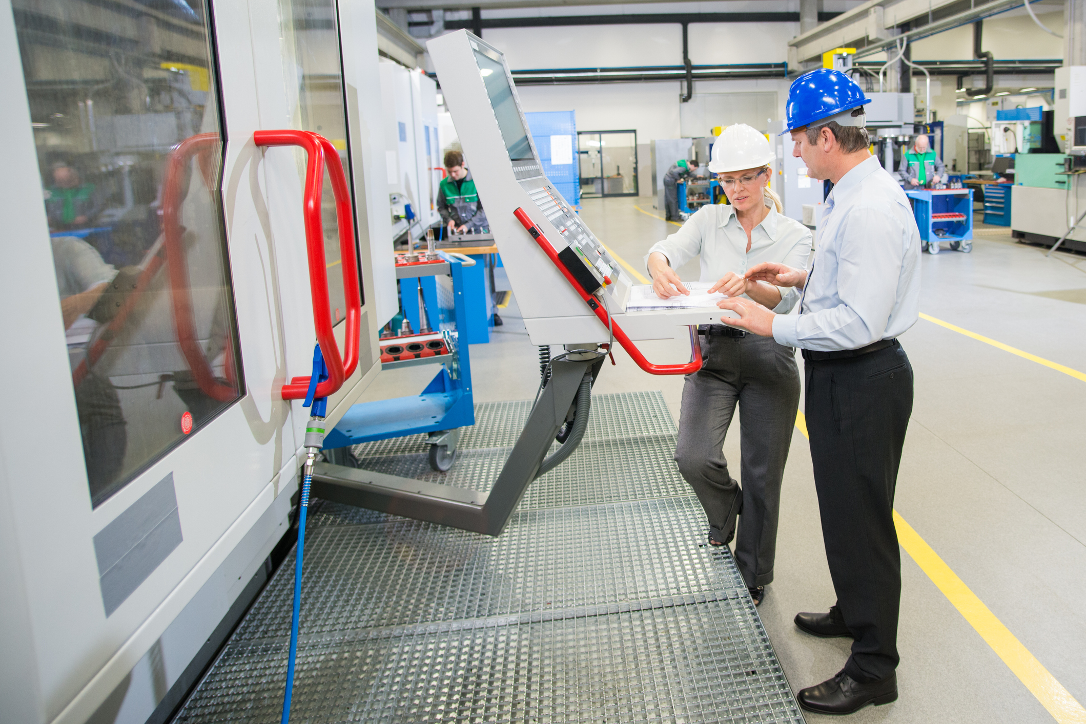 CNC Operators in Industrial Automation