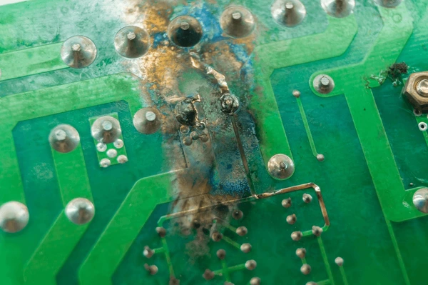 short-circuit-on-printed-board
